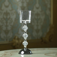 Подсвечник стекло "Влечение" 29х9х9 см Подсвечник стекло "Влечение" 29х9х9 см