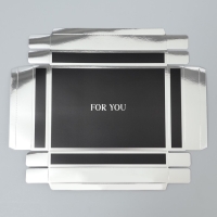 Коробка подарочная складная, упаковка, &laquo;For you&raquo;, 21 х 15 х 7 см