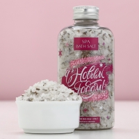 Соль для ванны с лепестками лаванды &laquo;С Новым Годом!&raquo;, 370 г, ЧИСТОЕ СЧАСТЬЕ