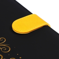 Ежедневник недатированный, обложка ПВХ, формат А5, 140 л, клетка, с хлястиком, Черный Ежедневник недатированный, обложка ПВХ, формат А5, 140 л, клетка, с хлястиком, Черный