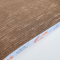 Когтеточка из картона с кошачьей мятой &laquo;Когтеточка-антистресс&raquo;, волна, 45 х 24 см