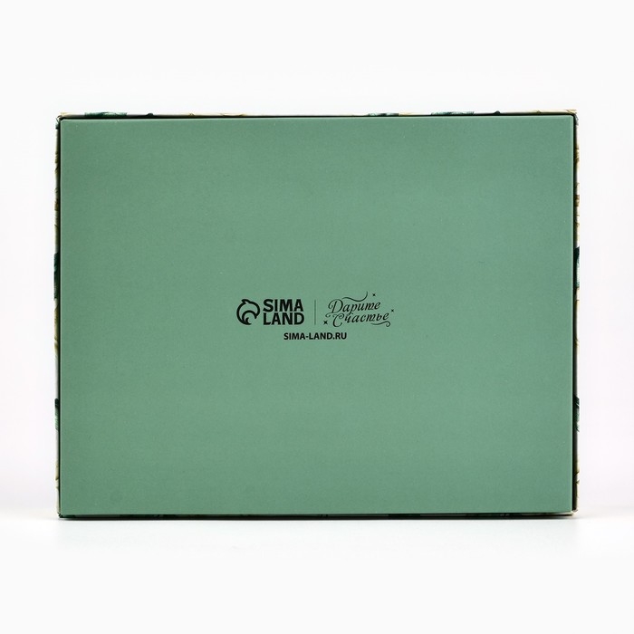 Коробка складная под 12 конфет &laquo;С любовью&raquo;, 14,4 х 18,4 х 3,8 см