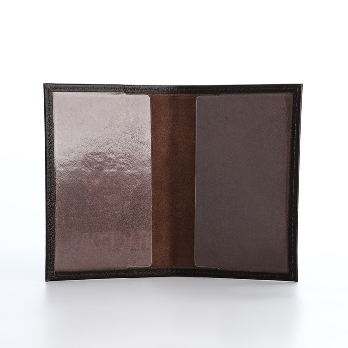 Обложка для паспорта, цвет тёмно-коричневый Обложка для паспорта, цвет тёмно-коричневый