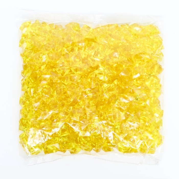 Искусственный лед, 260 шт, 25 х 18 мм, желтый