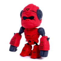 Робот обезьяна &laquo;Горилла&raquo;, интерактивный: звук, свет, металлический, на батарейках, цвет МИКС