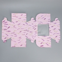 Коробка для капкейков, кондитерская упаковка двухсторонняя, 4 ячейки «С любовью», 16 х 16 х 10 см Коробка для капкейков, кондитерская упаковка двухсторонняя, 4 ячейки «С любовью», 16 х 16 х 10 см