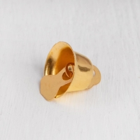 Колокольчик для рукоделия, набор 10 шт., размер 1 шт. &mdash; 1,4 см, цвет золотой