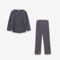 Костюм детский (свитшот, брюки) MINAKU цвет серый, рост 146 Костюм детский (свитшот, брюки) MINAKU цвет серый, рост 146