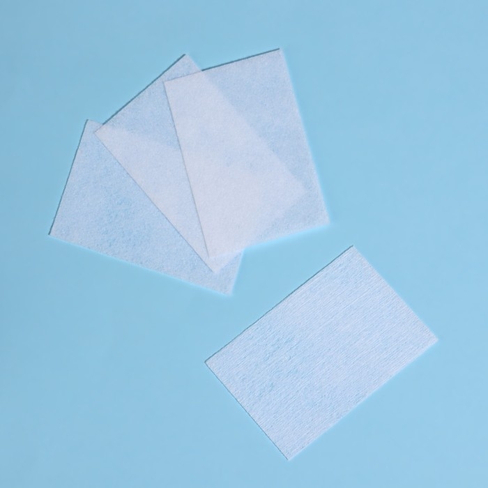 Салфетки для маникюра, безворсовые, жёсткие, 560 шт, 6 × 4 см Салфетки для маникюра, безворсовые, жёсткие, 560 шт, 6 × 4 см