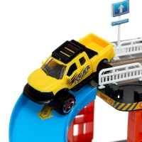 Парковка Racing, с лифтом, 4 машинки, 3 уровня Парковка Racing, с лифтом, 4 машинки, 3 уровня