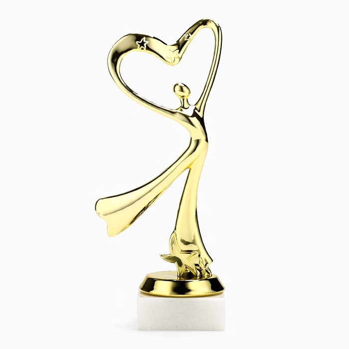 Кубок &laquo;Девушка в полете&raquo;, наградная фигура, подставка камень, 18 х 8 х 5 см