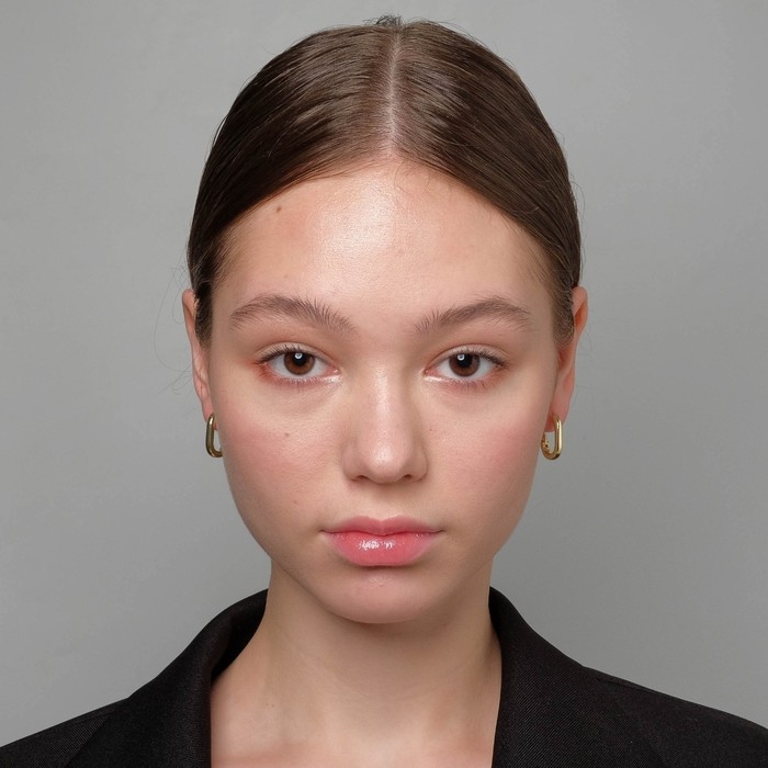 Серьги металл &laquo;Полукруг&raquo; закрытие, цвет жёлтое золото