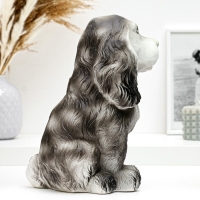 Копилка "Собака с медалью" черная, 25см Копилка "Собака с медалью" черная, 25см