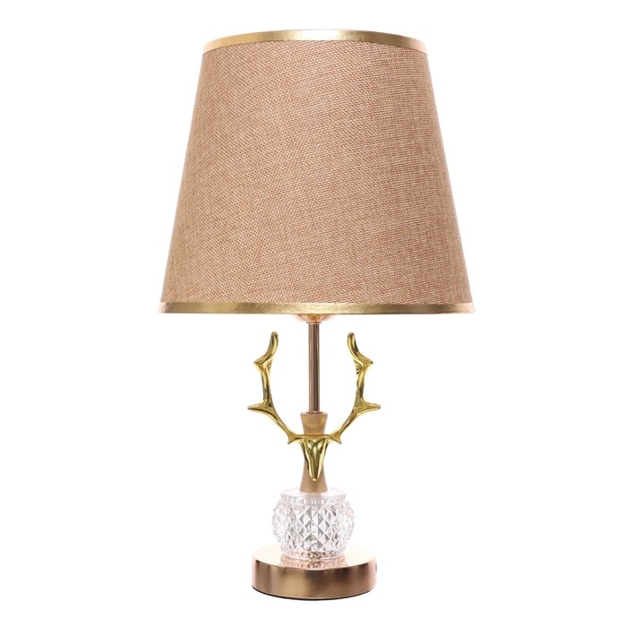 Настольная лампа "Сканди" Е27 40Вт золото 23х23х41 см