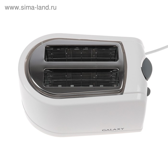 Тостер Galaxy GL 2906, 850 Вт, 5 режимов прожарки, 2 тоста, белый Тостер Galaxy GL 2906, 850 Вт, 5 режимов прожарки, 2 тоста, белый