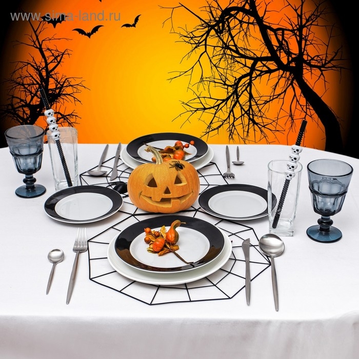 Столовые приборы из нержавеющей стали Magistro &laquo;Фолк&raquo;, 4 предмета, цвет серебряный