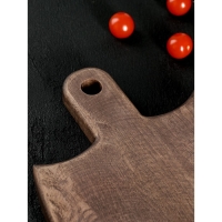 Доска разделочная для подачи Wild Kitchen, 23&times;20&times;2.5 см, граб темный