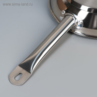 Сковорода &laquo;Общепит&raquo;, d=24 см, толщина корпуса 0,6 мм, дно 3,5 мм, с теплораспределительным слоем, индукция