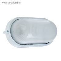 Светильник TDM НПБ1401, Е27, 60 Вт, IP54, овальный, белый