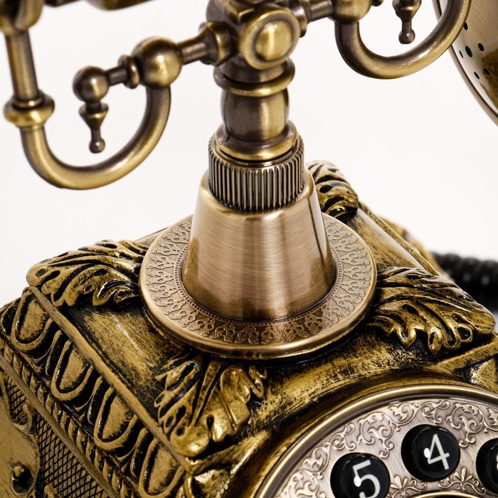 Ретро-телефон Ретро-телефон "Амес", 18 х 24 х 25 см, позолота