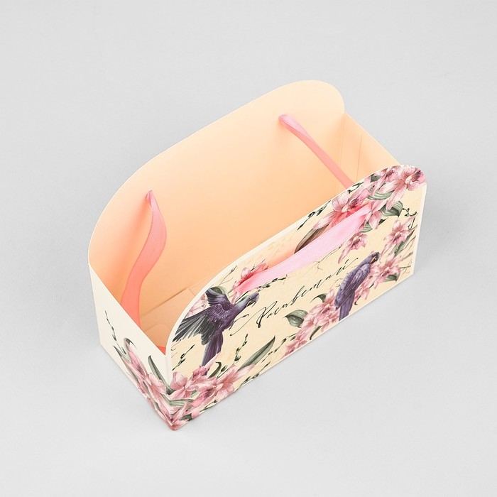 Переноска для цветов складная &laquo;Расцветай&raquo;, 17 &times; 13 &times; 7 см