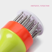 Тендерайзер для мяса Доляна, 19 см, цвет МИКС Тендерайзер для мяса Доляна, 19 см, цвет МИКС