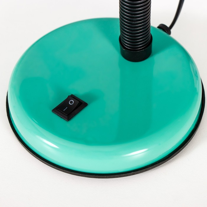 Лампа настольная Е27, с выкл. (220В) зеленая (203В) RISALUX