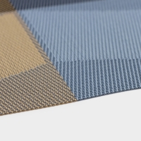 Салфетка сервировочная на стол &laquo;Пудра&raquo;, 45,5&times;30 см, цвет бежево-синий