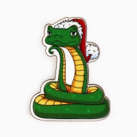 Значок новогодний «Новый год: настроение ТОП» 2,8 х 4см Значок новогодний «Новый год: настроение ТОП» 2,8 х 4см