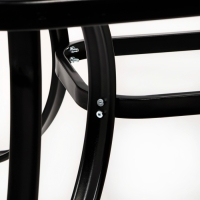 Набор садовой мебели: Стол 120 х 90 х 72 и 4 стула черного цвета Набор садовой мебели: Стол 120 х 90 х 72 и 4 стула черного цвета