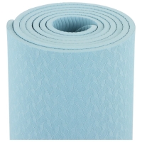 Коврик для йоги Sangh &laquo;Луна&raquo;, 183х61х0,6 см, цвет пастельный голубой