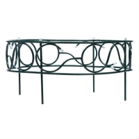 Грядка оцинкованная, 70 &times; 70 &times; 30 см, зелёная, &laquo;Декоративная&raquo;