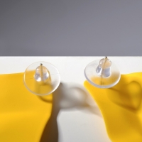 Серьги металл &laquo;Яркость&raquo; ромб, цвет жёлтый