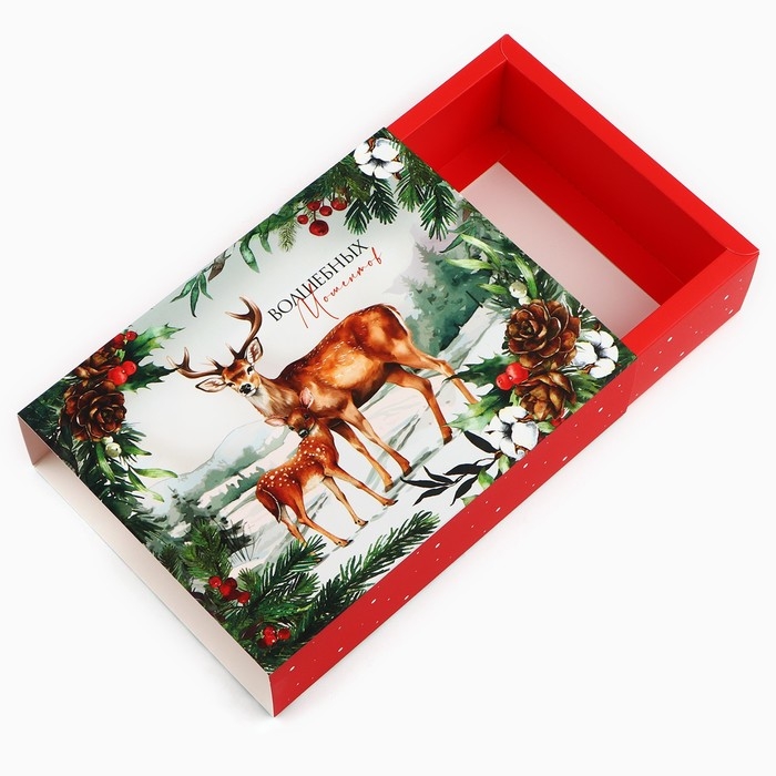 Коробка для сладостей &laquo;Сказка в лесу&raquo;, 20 х 15 х 5 см, Новый год