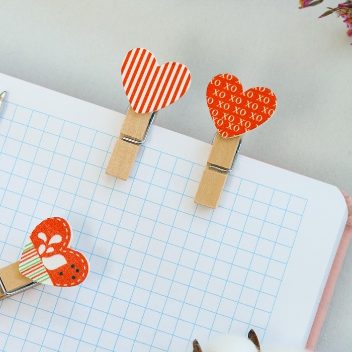 Прищепки декоративные «Сердечки» набор 10 шт. Прищепки декоративные «Сердечки» набор 10 шт.