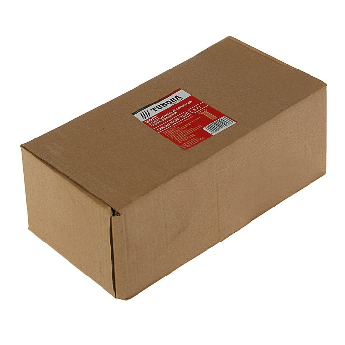 Болт ТУНДРА, оцинкованный, DIN 933, класс прочности 8.8, М8х100 мм, 5 кг Болт ТУНДРА, оцинкованный, DIN 933, класс прочности 8.8, М8х100 мм, 5 кг