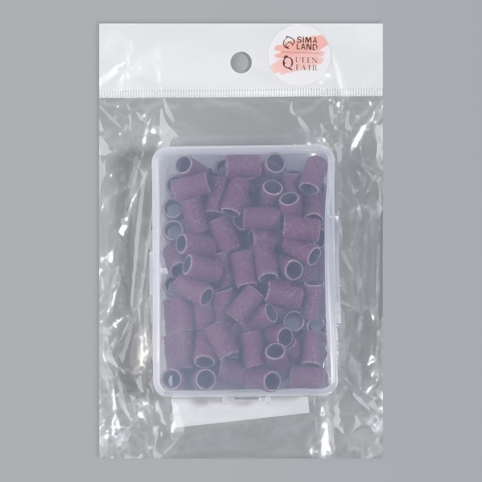 Насадки для педикюра, 100 шт, абразивность 80