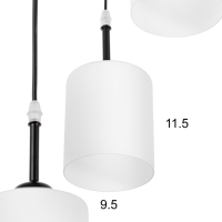 Светильник "Лорс" 3хЕ27 40Вт черный 30х30х18-118 см Светильник "Лорс" 3хЕ27 40Вт черный 30х30х18-118 см