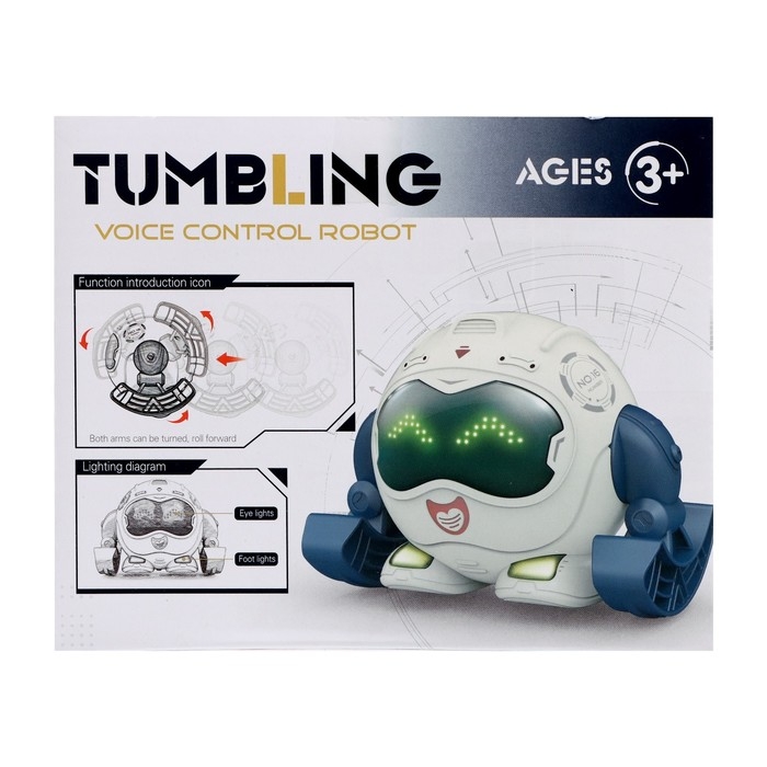 Робот &laquo;Неваляшка&raquo;, световые и звуковые эффекты, цвета МИКС