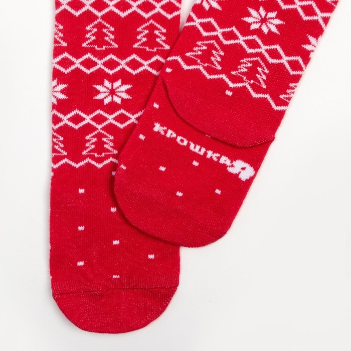 Новый год.Колготки Крошка Я Новый год.Колготки Крошка Я "Мишка", красный, рост 62-68 см