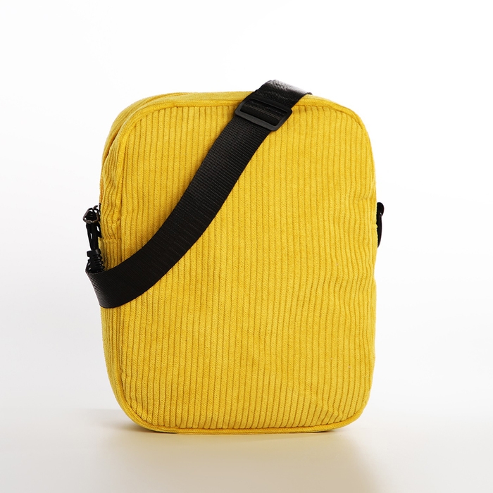 Сумка молодёжная на молнии, цвет жёлтый Сумка молодёжная на молнии, цвет жёлтый