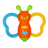 Погремушка &laquo;Бабочка - дудочка&raquo;, цвет МИКС, Крошка Я