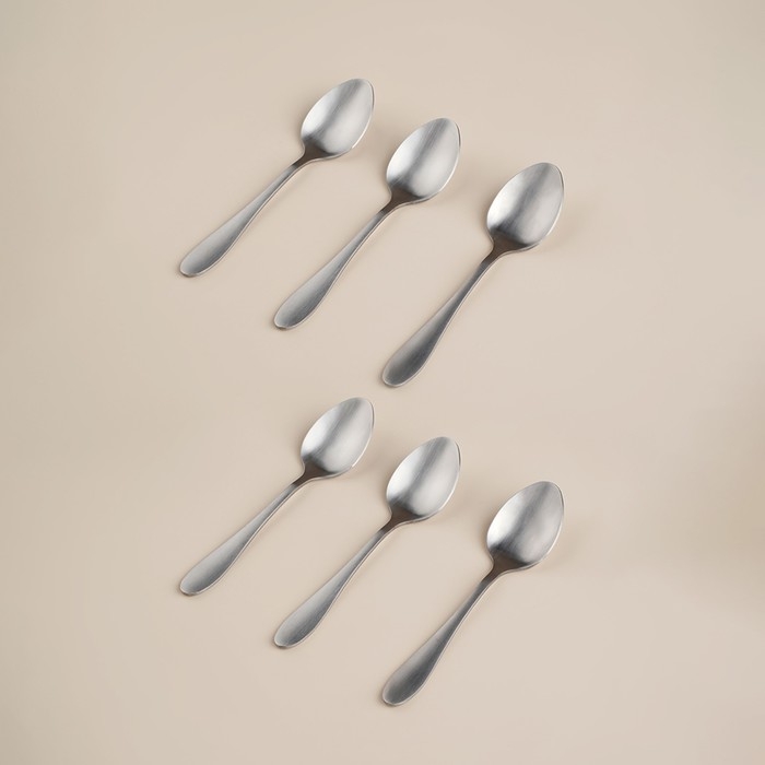 Набор столовых приборов из нержавеющей стали &laquo;Классик&raquo;, 24 предмета, в коробке, цвет серебряный