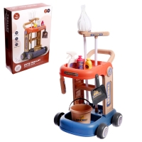 Игровой набор &laquo;Уборка&raquo; на тележке, с аксессуарами