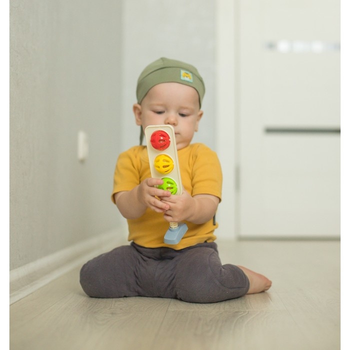 Погремушка &laquo;Светофор&raquo;, цвет МИКС, Крошка Я