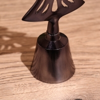 Подсвечник с колокольчиком "Ёлочка" 20 см, металл