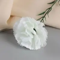 Цветы искусственные &laquo;Гвоздика&raquo;, h=45 см, белые