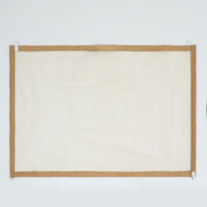 Барьер-сетка для животных на проёмы, 116 х 82 см, бежевый