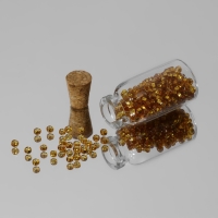 Набор баночек для хранения мелочей, d=1.5 &times; 3 см, 18 шт., в контейнере, 15&times;8&times;2 см