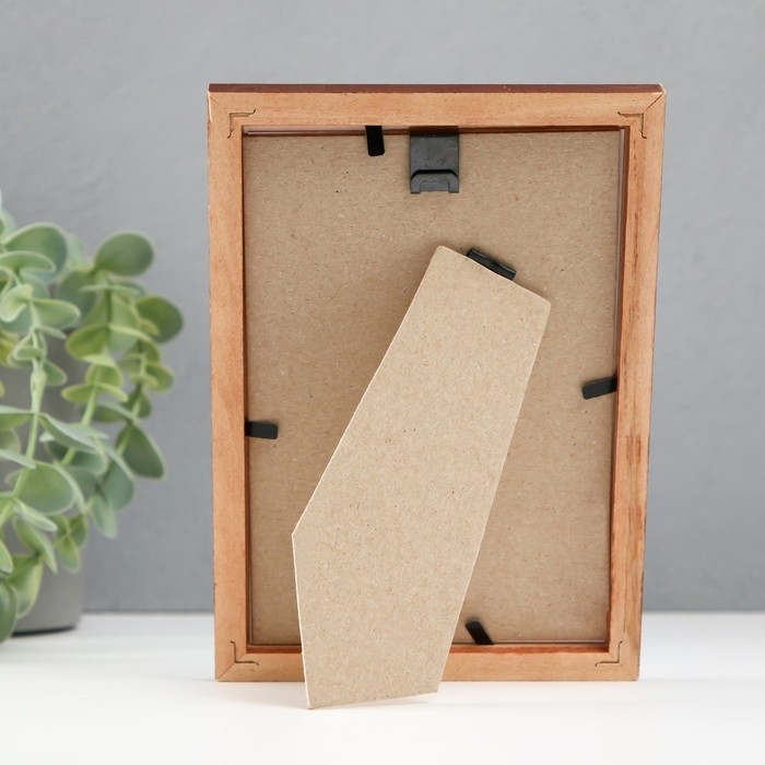 Фоторамка сосна с14 01/6 венге 10х15 см (пластиковый экран)